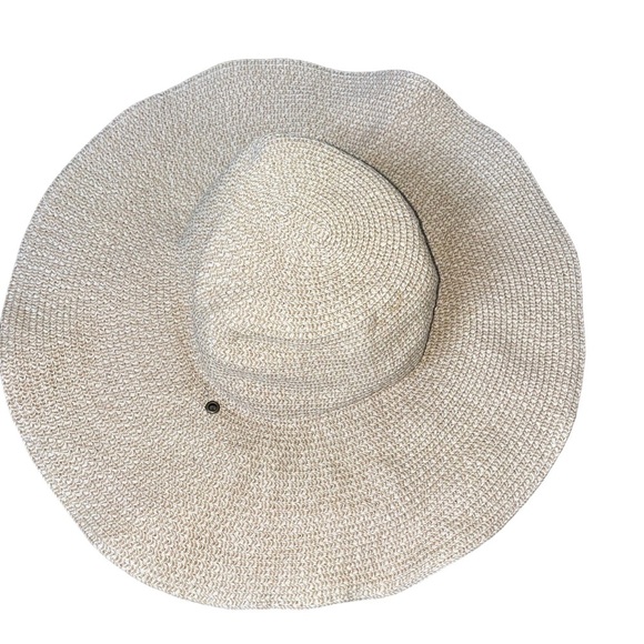 Free Authority hat paper straw over sized floppy packable summer beach hat - Picture 5 of 10